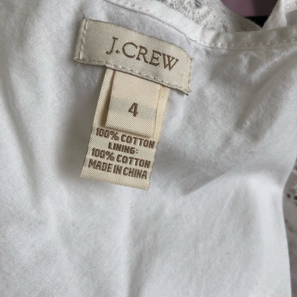 Jcrew white cotton summer dress - Picture 4 of 4